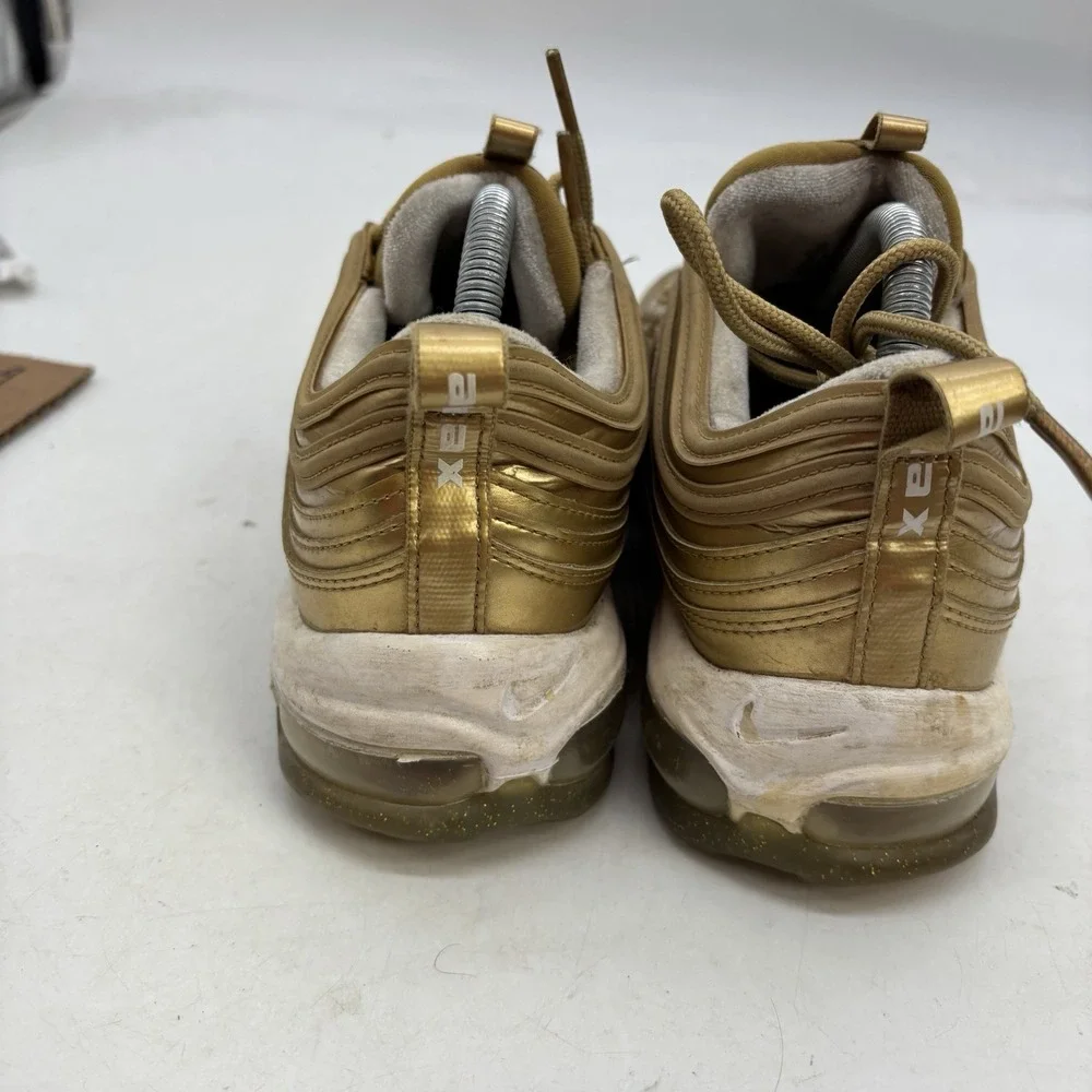 Nike Air Max 97 OG QS Metallic Gold 2017 Womens 10 Lace Up y2k 884421700